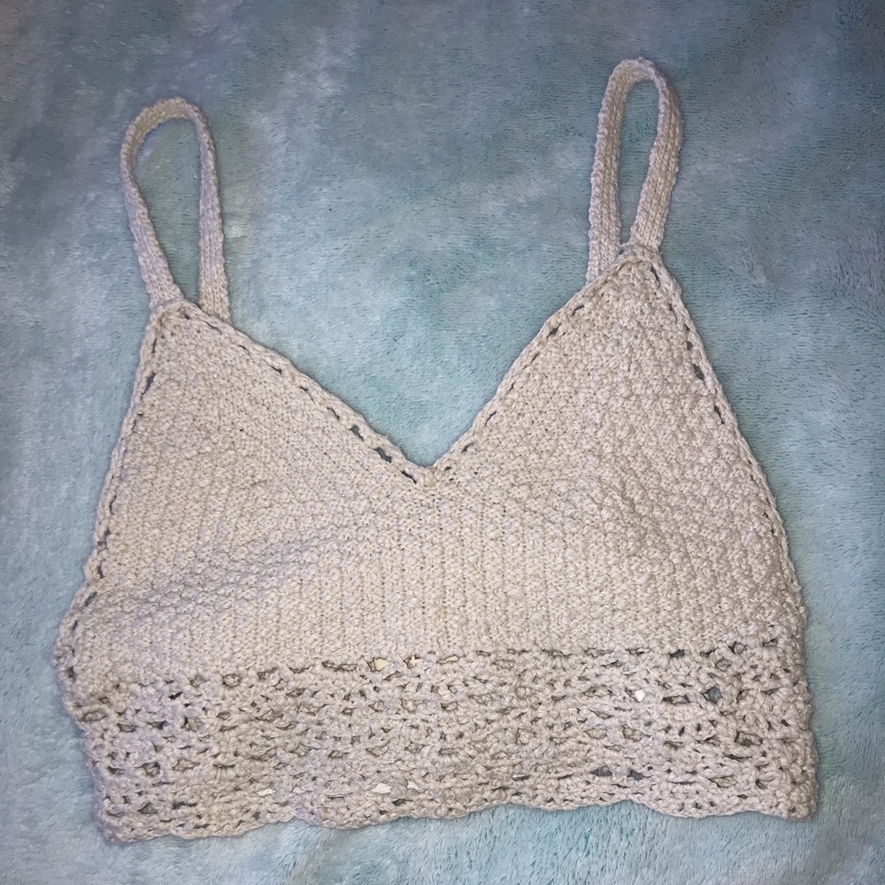 Crochet Hollister top